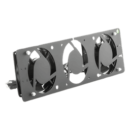 Kit de 2 Ventiladores 110 Vca (12 x 12 cm) con Clavija para Gabinete de Piso