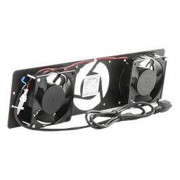 Kit de 2 Ventiladores 110 Vca (12 x 12 cm) con Clavija para Gabinete de Piso