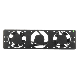Kit de 2 Ventiladores 110 Vca (12 x 12 cm) con Clavija para Gabinete de Piso