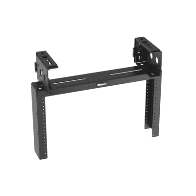 Rack de Distribución Aéreo / 6 UR / Rieles Roscados #12-24 / Carga 36 kg (80 lb) / Montaje en Techo