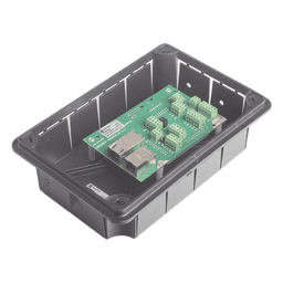 Terminal Hospitalaria Empotrable NX0015 / Controlador IP para Sistema de Llamada Paciente-Enfermera / VoIP SIP / PoE / 12 Entradas Digitales / Bus RS485