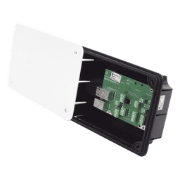 Terminal Hospitalaria Empotrable NX0015 / Controlador IP para Sistema de Llamada Paciente-Enfermera / VoIP SIP / PoE / 12 Entradas Digitales / Bus RS485