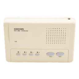 Sistema de Intercomunicador Manos Libres / 4 Extensiones / Alcance 200 m (656.2 ft) / Cable 2 Hilos Calibre 18 / Montaje en Pared