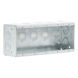 Caja Multigang / 5 Gang / Profundidad 2.5 in / 19 Entradas 1/2"-3/4" / Capacidad 79.5 cu. in / Acero Galvanizado