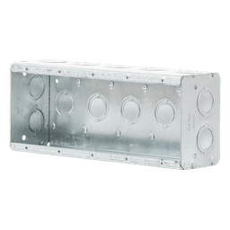 Caja Multigang / 5 Gang / Profundidad 2.5 in / 19 Entradas 1/2"-3/4" / Capacidad 79.5 cu. in / Acero Galvanizado