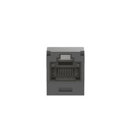 Conector Jack RJ45 / Categoría 6A / Sin Blindaje / Terminación sin Impacto / Gel Anti-Corrosión / 22-26 AWG / Negro