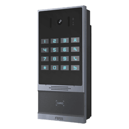 Videoportero SIP para Control de Acceso, Teclado numérico iluminado, 2 relevadores, anti-vandálico, IP66 y IK07, PoE