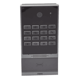 Videoportero SIP para Control de Acceso, Teclado numérico iluminado, 2 relevadores, anti-vandálico, IP66 y IK07, PoE
