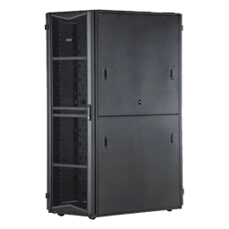 Gabinete FlexFusion para Centros de Datos, 42 UR, 800 mm de Ancho, 1200 mm de Profundidad, Fabricado en Acero, Color Negro