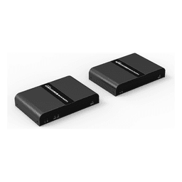 Kit extensor KVM (HDMI y USB 2.0) hasta 100 metros | Resolución 4K @ 30 Hz | Cat 6/6A/7 | CERO LATENCIA | Salida Loop | Soporta Switch Gigabit para control KVM múltiple | Soporta hasta 253 