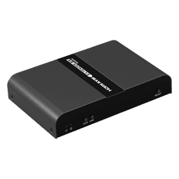 Receptor Compatible para Kits TT671KVM | Resolución 4K@30Hz | Cat 6/6A/7 | Distancia de 100 m | IPCOLOR | Cero Latencia | Control IR | Compatible con Switch Gigabit para control KVM múltiple.