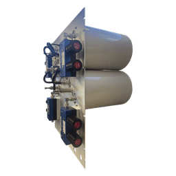 Combinador de Cavidades para Rack 19" / 400-512 MHz / 4 Canales / 8" Diámetro / 250 kHz / 100/150 W / N Hembras / 17.5 x 19 x 26" / 42.1 lb
