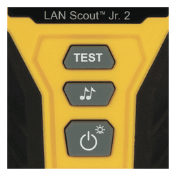 Tester  de Cable LAN Scout™ Jr. 2/ Para: Prueba aprobada/ Error de Cableado/ Falla de Circuito Abierto o Cortocircuito/ Par Dividido/ Blindaje.