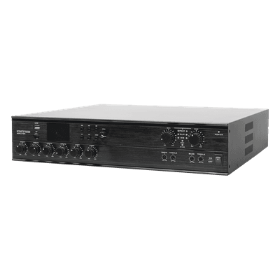 Amplificador Mezclador Matricial | 2 zonas | 240w por canal | 6 entradas | Receptor de medios