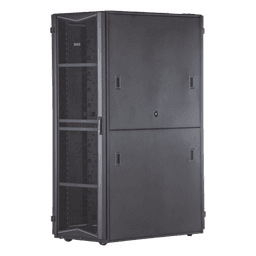 Gabinete FlexFusion para Centros de Datos, 42 UR, 600 mm de Ancho, 1070 mm de Profundidad, Fabricado en Acero, Color Negro