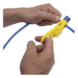 Kit de Instalación de Cable UTP / Pelacables Radial / Ponchadora Modular / Ponchadora 110 / 6 Conectores RJ45-Cat5E / Estuche con Cierre Relámpago