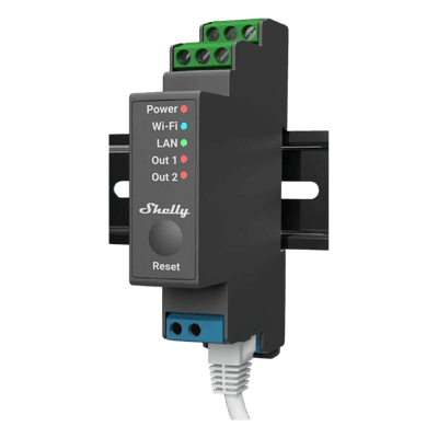 Relevador / Interruptor WIFI/ Industrial y residencial inteligente / Hasta 16A / Soporta Google /Alexa / Nube P2P y control Local / 2 canales y puerto ethernet