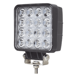 Luz de trabajo LED / 48 W / 4000 lm / 10-30 Vcc / IP67 / 16 LED / 5 patrones de destello / 4.3 pulgadas