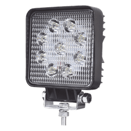Luz de Trabajo LED / 2300 Lúmenes / 27 Watts / IP67 / 10-30 Vcc / 4.3 Pulgadas / 5 Patrones de Destello
