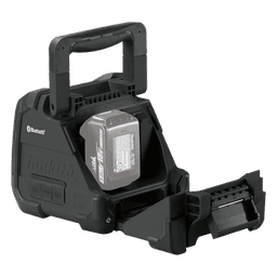Bocina Negra Bluetooth con entrada USB, Auxiliar y Cargador, Funciona con Batería LXT de 18V o CXT de 12v (no inluidas) 