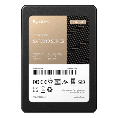3840 GB SSD , diseñada para Synology NAS