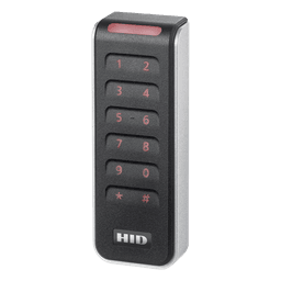 Lector de Control de Acceso / Multitecnología SEOS, iCLASS, MIFARE / Wiegand y OSDP / Teclado Integrado / Pigtail 0.5 m (1.64 ft) / 45x121.5x19.5 mm