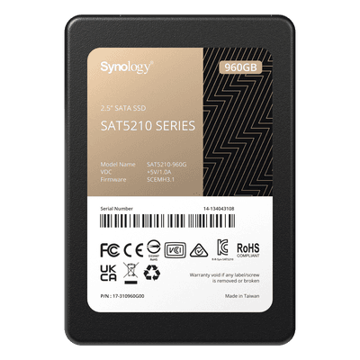 960 GB SSD , diseñada para Synology NAS