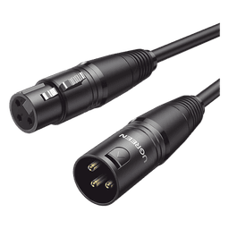 Cable XLR Balanceado / Macho a Hembra / 5 m (16.4 ft) / Triple Blindaje / OFC / 6 mm Diámetro