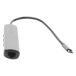 HUB USB-C (Docking Station) 5 en 1 | Ultra Delgado | 2 USB-A 3.1 a (5 Gbps) | HDMI 4K@60Hz | RJ45 (Gigabit Ethernet) | USB-C PD Carga Rápida 100W | Soporta OTG | Chips Inteligentes | Pequeño y Ligero | Caja de Aluminio.