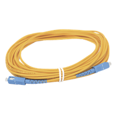 Jumper de Fibra Óptica Simplex, Monomodo, con Conectores SC/UPC-SC/UPC, de 10 Metros (32.81 Pies)