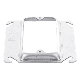Sobretapa Cuadrada / Acero Galvanizado Troquelado / 4 x 4 in / Capacidad 5.5 Unidades / UL Listed