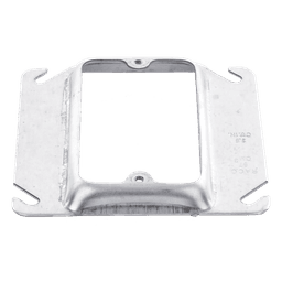 Sobretapa Cuadrada / Acero Galvanizado Troquelado / 4 x 4 in / Capacidad 5.5 Unidades / UL Listed