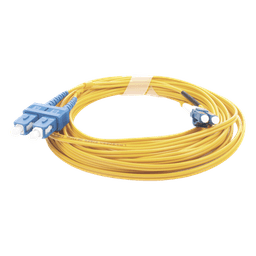 Jumper de Fibra Óptica / Monomodo 9/125 / LC/UPC-SC/UPC / Dúplex / PVC 2.0 mm / 5 m (16.40 pies)