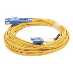 Jumper de Fibra Óptica / Monomodo 9/125 / LC/UPC-SC/UPC / Dúplex / PVC 2.0 mm / 5 m (16.40 pies)