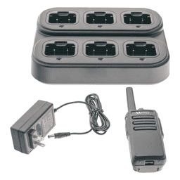 Cargador Múltiple / 6 Posiciones / 110-220 VCA / 12 VCD / 5 Horas / LED Multicolor