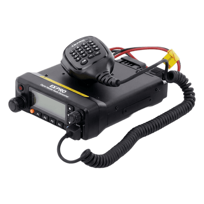 Radio Móvil DMR Doble Banda / VHF 136-174 MHz / UHF 400-480 MHz / 45W VHF / 35W UHF / 1000 Canales / Cifrado Digital / MIL-STD-810 / DTMF