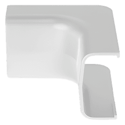 Esquinero interior / Canaleta LD5 / ABS / UL94V-0 FT4 / 0-50°C / 90° / Blanco