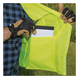 Chaleco de Seguridad Reflectante / ANSI/ISEA 107-2015 Tipo R Clase 2 / 8 Bolsillos / Talla M/L