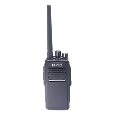 Radio Portátil VHF 136-174 MHz, Digital DMR y Analógico, 5 W, Incluye antena, batería, cargador y clip, 16 canales preconfigurados