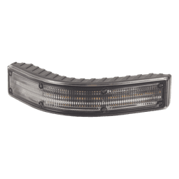 Luz LED Direccional de Esquina / 12 LEDs / Doble Color Ámbar/Blanco / 270° Advertencia / 69 Patrones de Destello / 12-24 Vcc / IP69K