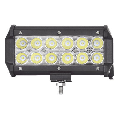 Barra de Luz de 12 LED, 1500 Lúmenes, 18 watts, 10-30 Vcc, IP67, 6.5 pulgadas