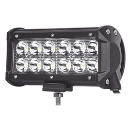 Barra de Luz LED / 12 LED / 1500 Lúmenes / 18 W / 10-30 Vcc / IP67 / 6.5 Pulgadas