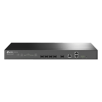 Delta Stream - OLT de 4 puertos GPON / Conexión de hasta 512 ONUs / 1 Puerto Gigabit RJ45 Uplink /  1 Puertos SFP+ Uplink / Fuentes Redundantes AC- DC (incluidas) / Administración desde la nube (DPMS)