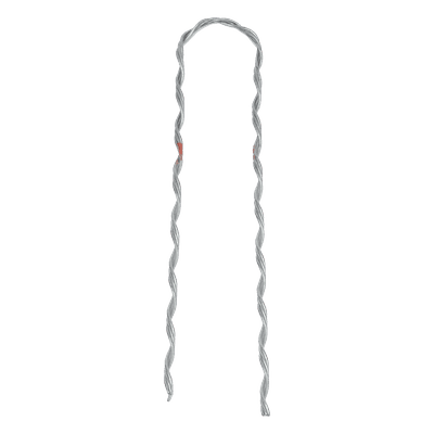 Remate Preformado para Fibra Óptica Figura 8, Span 100 m, para mensajero de acero con diámetro Φ 3.6  mm
