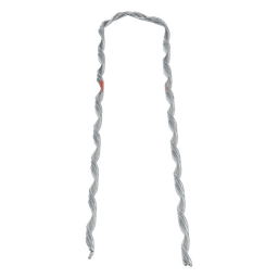 Remate Preformado para Fibra Óptica Figura 8, Span 100 m, para mensajero de acero con diámetro Φ 3.6  mm