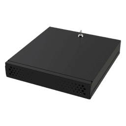 Gabinete de Seguridad para DVR/NVR / Acero Calibre 20 / Ancho 396 mm / Compatible con Rack 19' / Ventilación Lateral