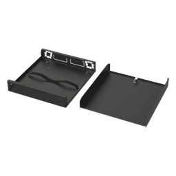Gabinete de Seguridad para DVR/NVR / Acero Calibre 20 / Ancho 396 mm / Compatible con Rack 19' / Ventilación Lateral