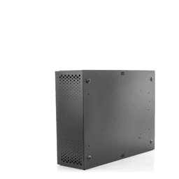 Gabinete Metálico para DVR/NVR / Acero Calibre 20 / 525x180x677 mm / Chapa con Llave / Compatible Ventilador 120 mm / Fijación Mesa o Escritorio