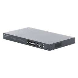 OLT GPON / 8 Puertos PON 2.5G / 2 SFP+ 10GbE / 1 RJ45 Gigabit / División 1:128 / Gestión en la Nube / Fuentes Redundantes AC