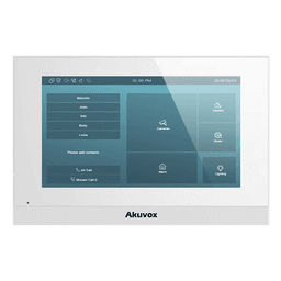 Monitor IP Touch / Pantalla 7" Capacitiva / SIP / PoE / Wi-Fi 2.4 GHz / RAM 1 GB / ROM 8 GB / 0.23 m (0.75 ft) Perfil